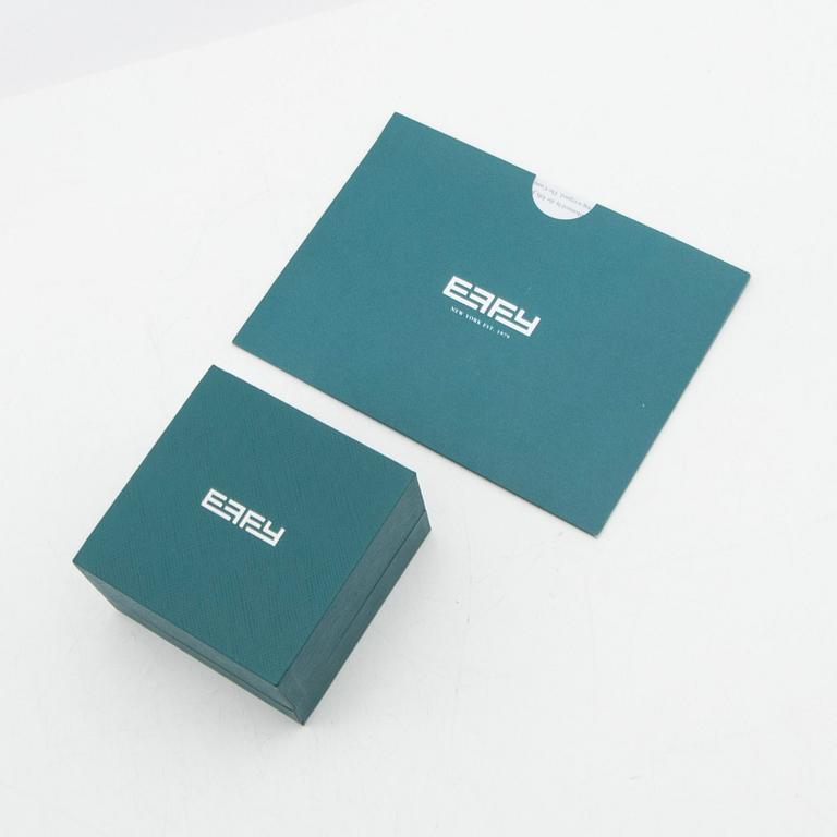 Örhängen, ett par, 14K roseguld med briljantslipade diamanter.