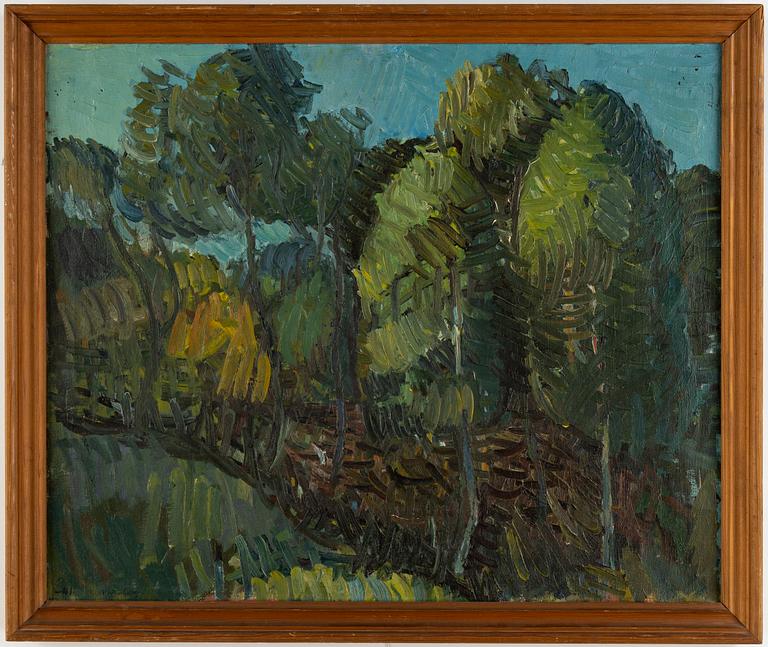 Alf Lindberg, oil on canvas, signed and dated -41.