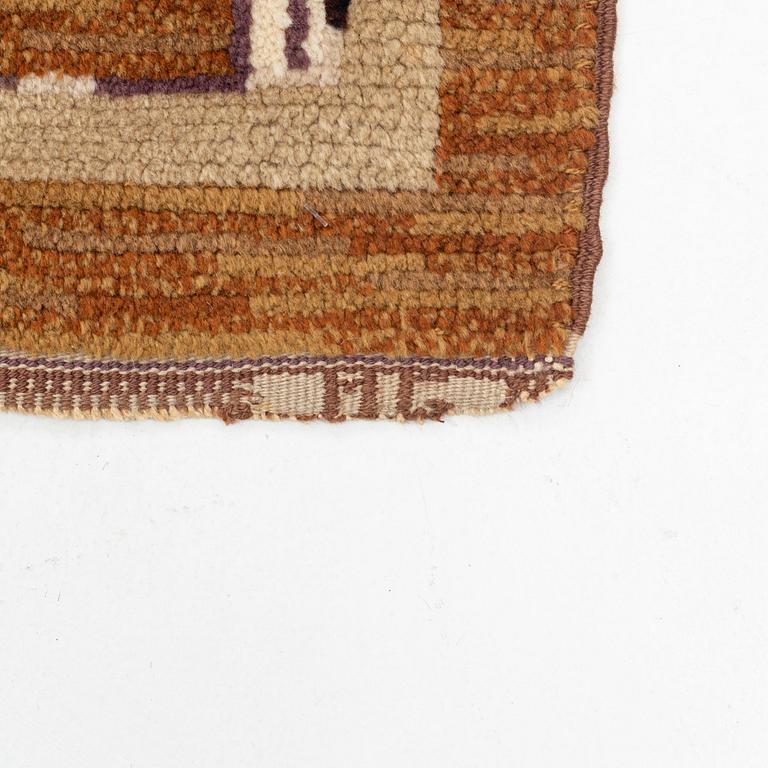 Märtha Gahn, a carpet, knotted pile, ca 272 x 182 cm, signed MG.