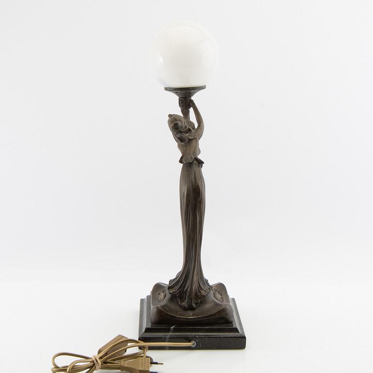 Table lamp, Art Nouveau style.