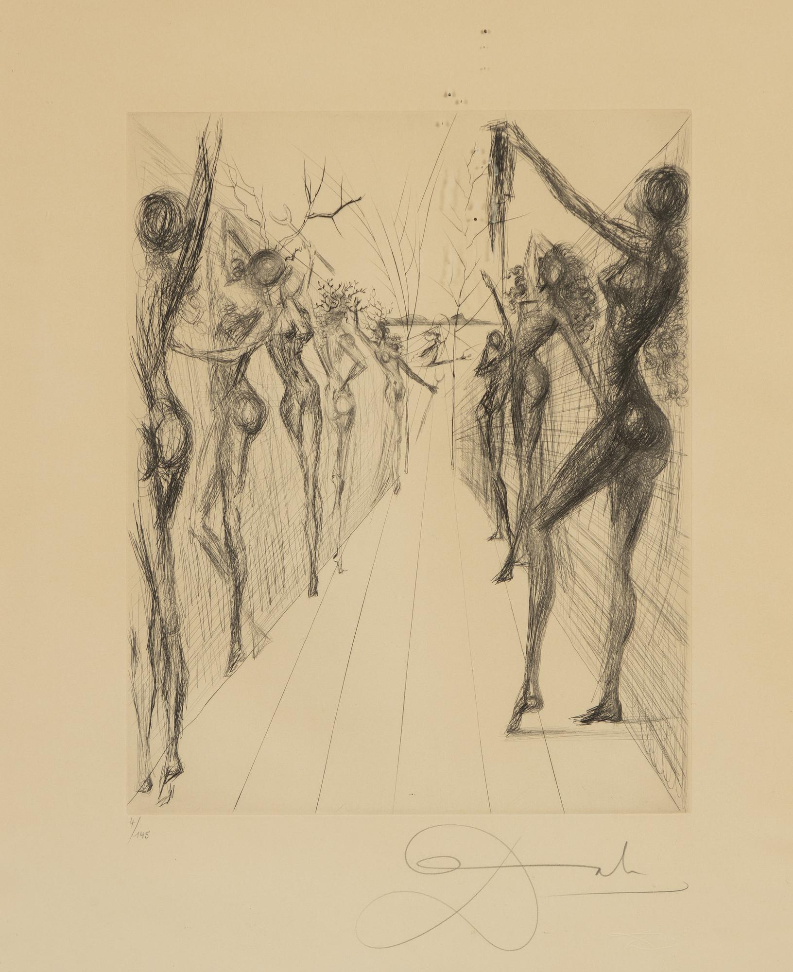 Salvador Dalí, "Katmandu Corridor" ur "Hippies"".