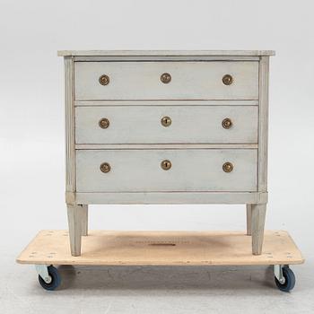 A Gustavian style chest of drawers, early 20th Century.