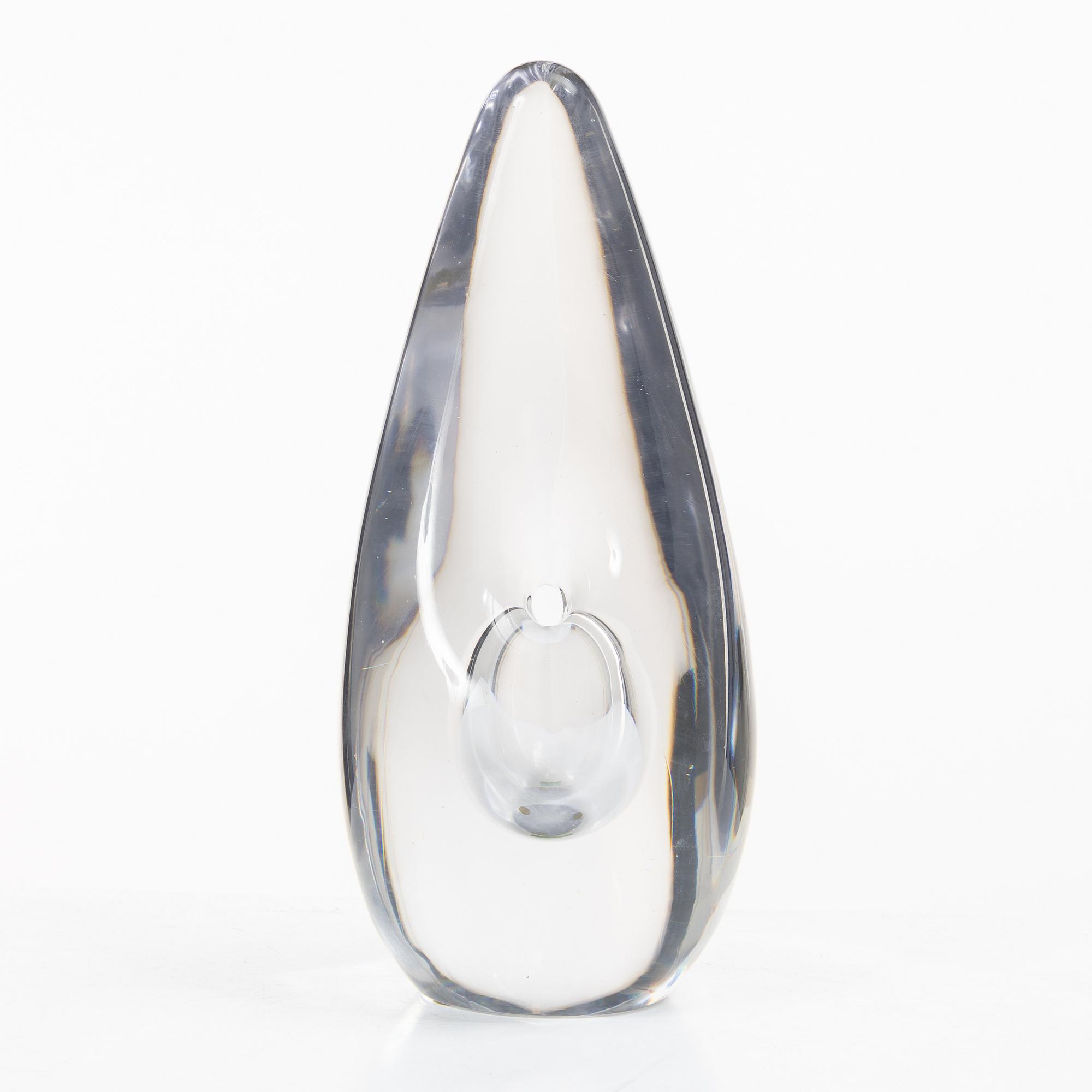 Timo Sarpaneva, skulptur/vas, "Orkidea", Iittala, Finland, 1956.