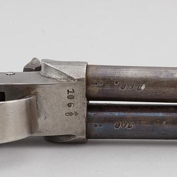 SLAGLÅSPISTOLER, 3 st, 1800-tal.