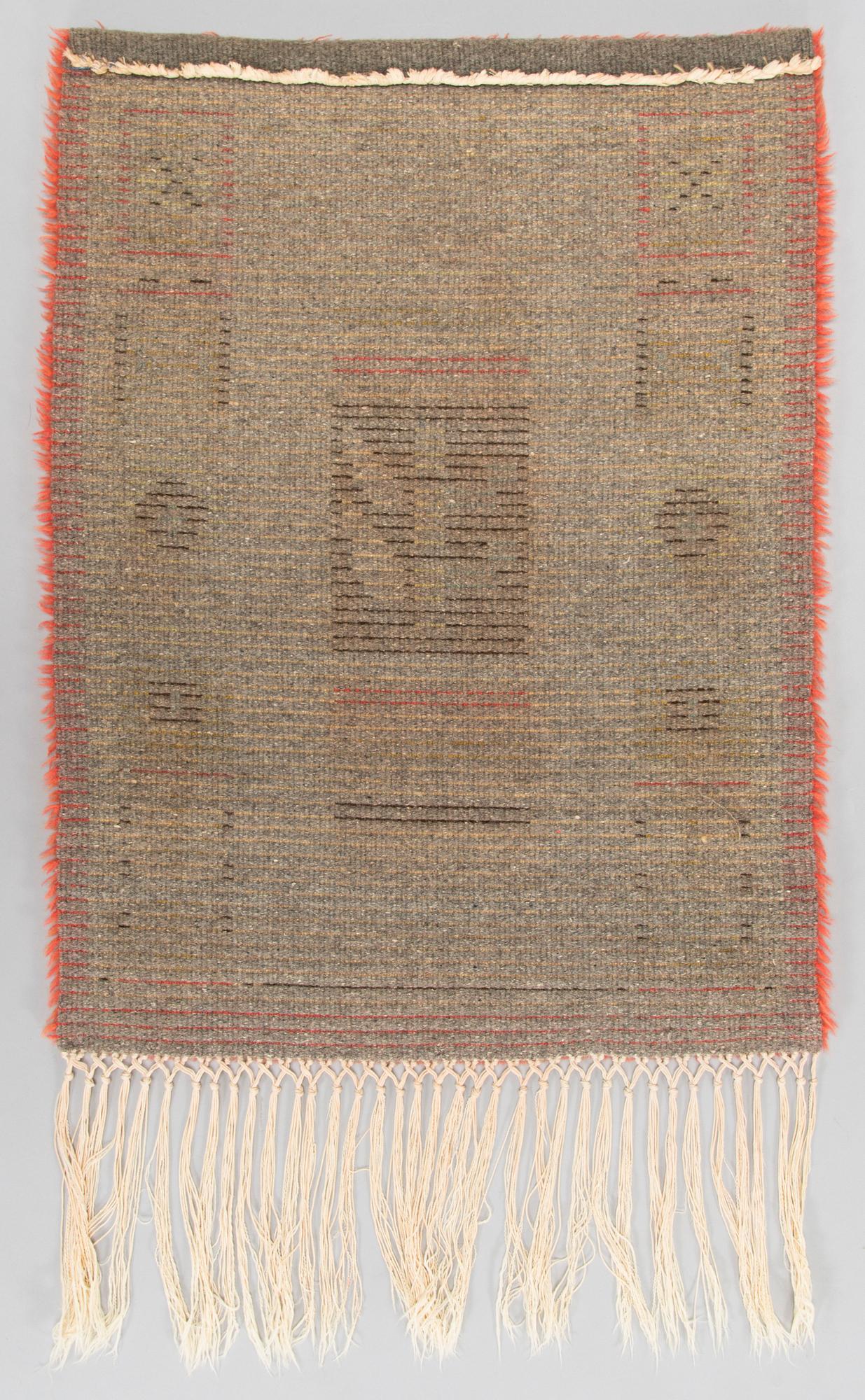 Armi Ratia, väggbonad /rya, 1930-tal. Ca 80 x 60 cm.