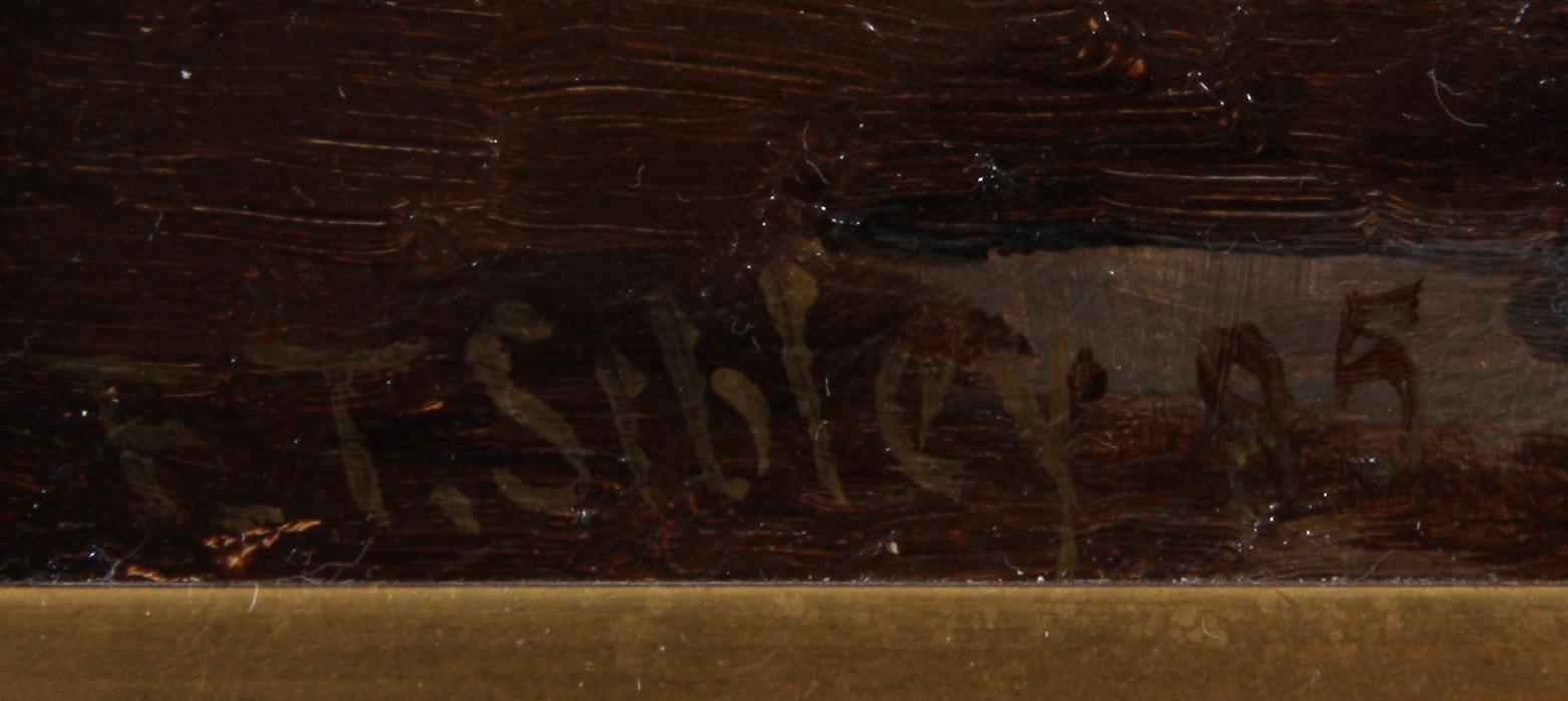 FREDERICK T. SIBLEY, tillskriven, olja på duk, sign.