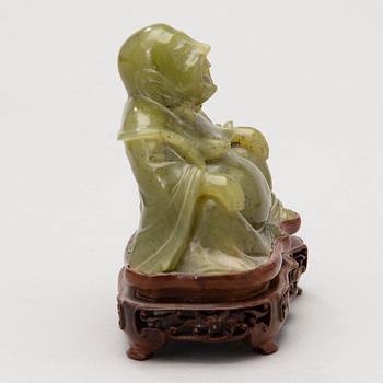 A Bowenite Buddha Figurine.