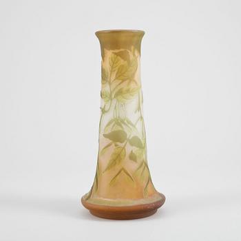 VAS, glas Emile Gallé, Nancy, Frankrike, jugend 1900-talet början.