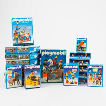 A lot of 18 Playmobil sets Germany 1980s.