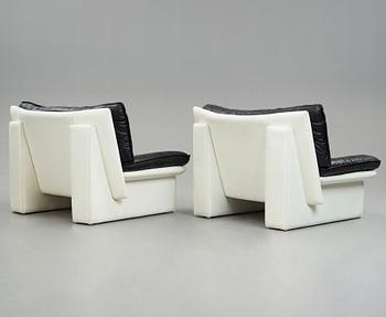 Nicoletti Salotti, a pair of "Ambassador", easy chairs, Italy 1970-80's.