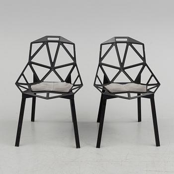 STOLAR, 8 st, "Chair one", Konstantin Grcic, Magis, Italien, 2000-tal.