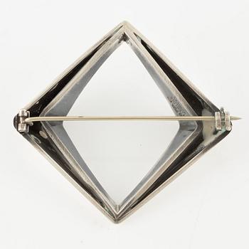 Odvar Pettersen, brooch, sterling silver, Norway.