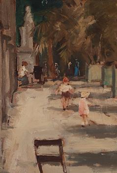 Greta Gerell, "Parisiska i Jardin du Luxembourg" ("Parisian in Jardin du Luxenbourg").