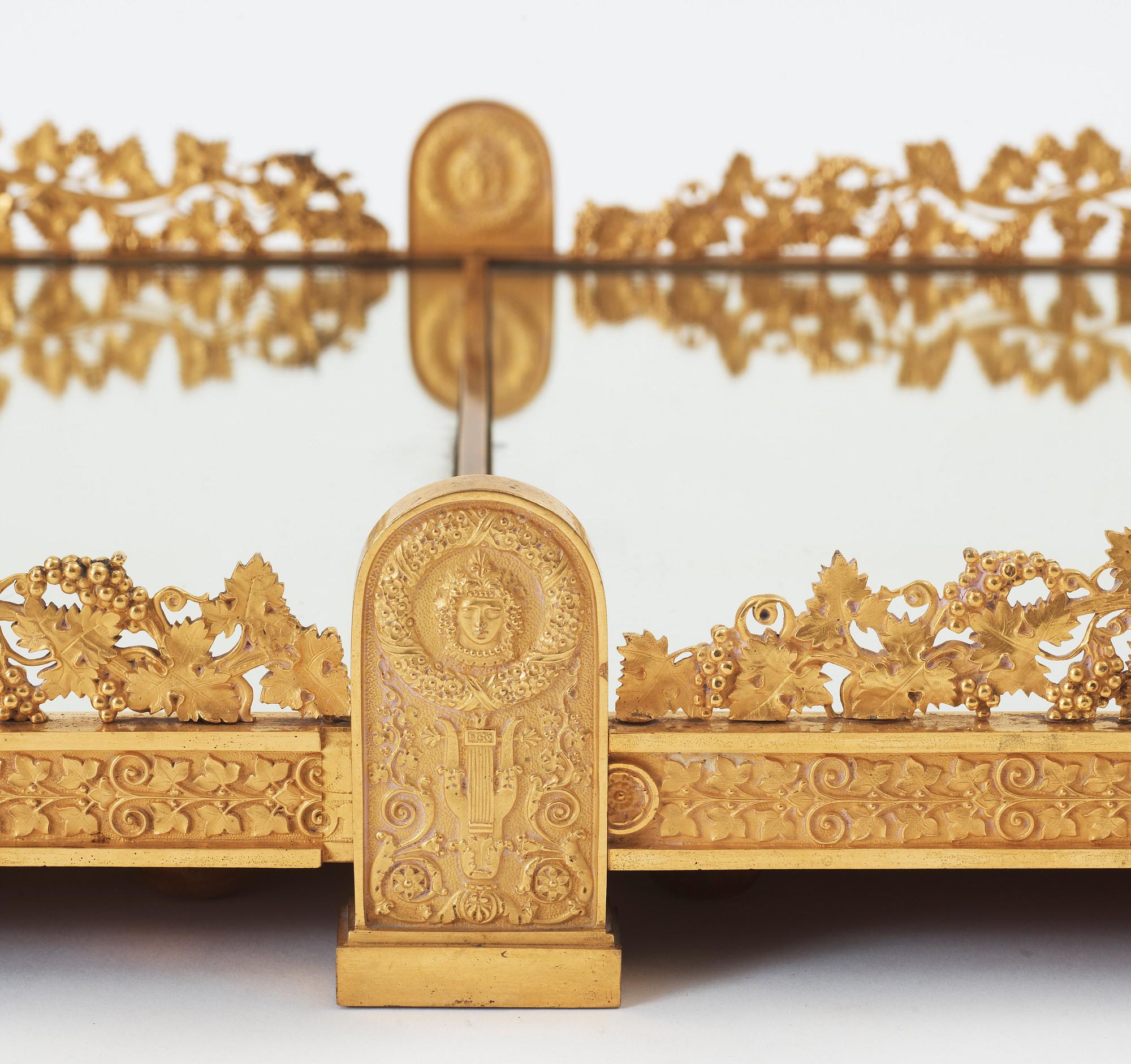 A French Empire early 19th century dinner plateau in the manner of Pierre Philippe Thomire.