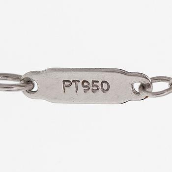 Tiffany & Co, halsband, "Aria", platina med briljantslipade diamanter.