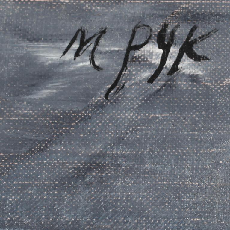 MADELEINE PYK, olja på duk, sign.