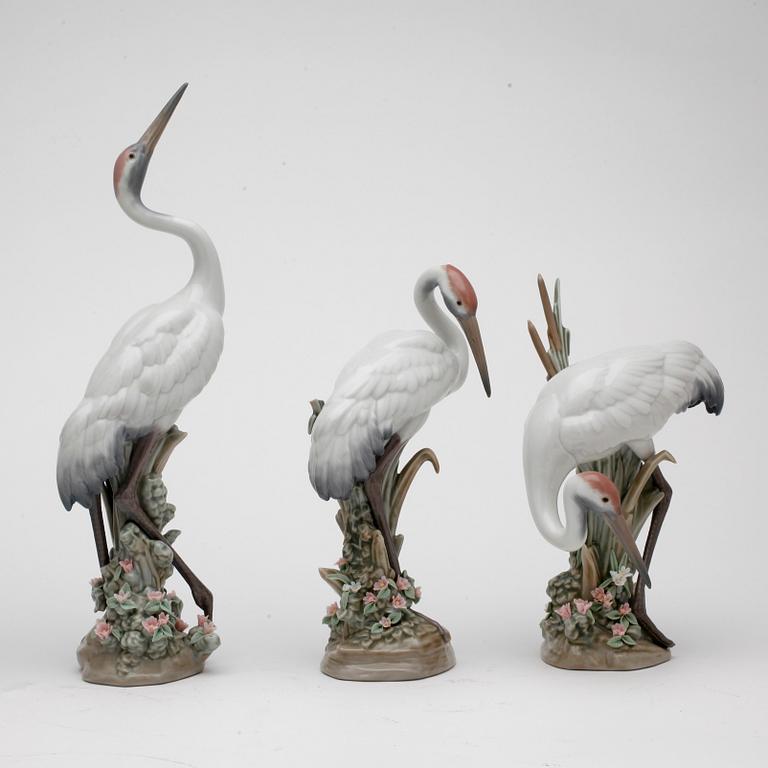 FIGURINER, 6 delar, porslin, Lladro, Spanien, 1900-tal.