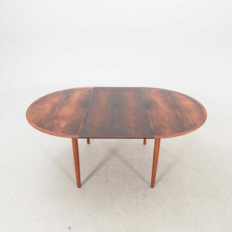 Grete Jalk,  a jacaranda dining table Denmark 1960/70s.