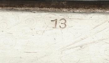 DOSOR, 4 st, silver, 1900-tal. Vikt 304 g.