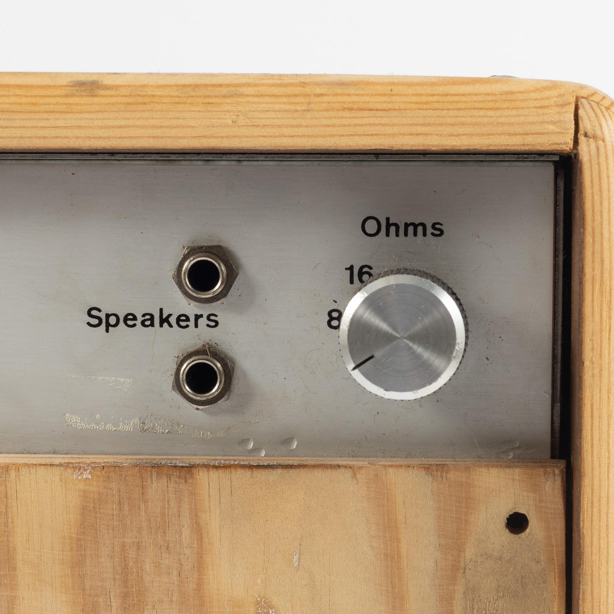 Roller, "Cuntroller 9", guitar amplifier, Sweden, 1980s.