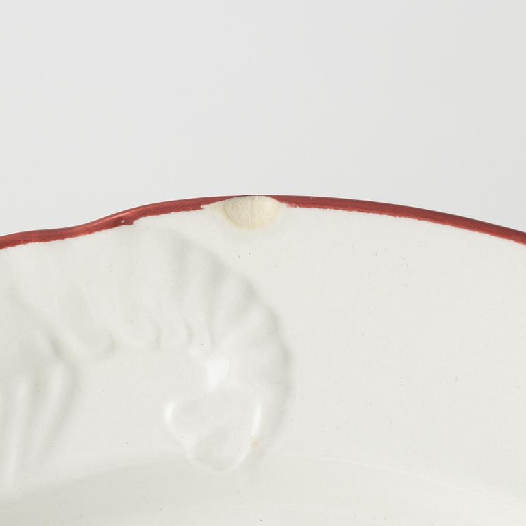 Eight crayfish plates, Rörstrand, second half of the 20th Century.