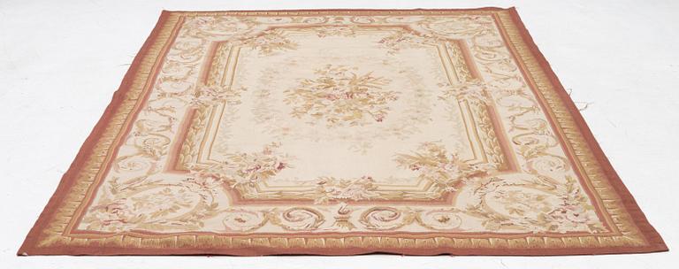 Rug, Aubusson style, early 20th century, approx. 270 x 180 cm.