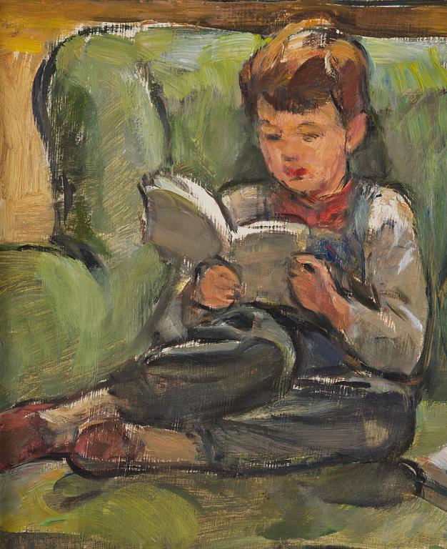 Elsa Backlund Celsing, Translation: "Reading children".