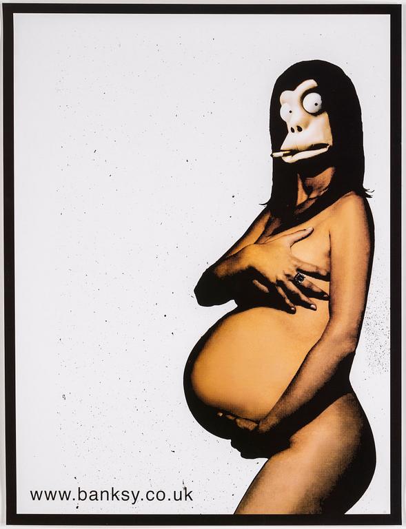 BANKSY, efter, utställningsposter, från "Barely legal" 15/9 -17/9 2006.