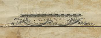 Map, 18th century.  "Utdrag, Charta öfwer Wästerljungs Sochne Holmar".