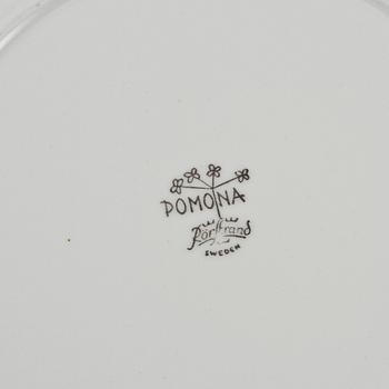 TALLRIKAR, 13 st, porslin, "Pomona", Marianne Westman, Rörstrand, 1900-talets mitt/andra hälft.