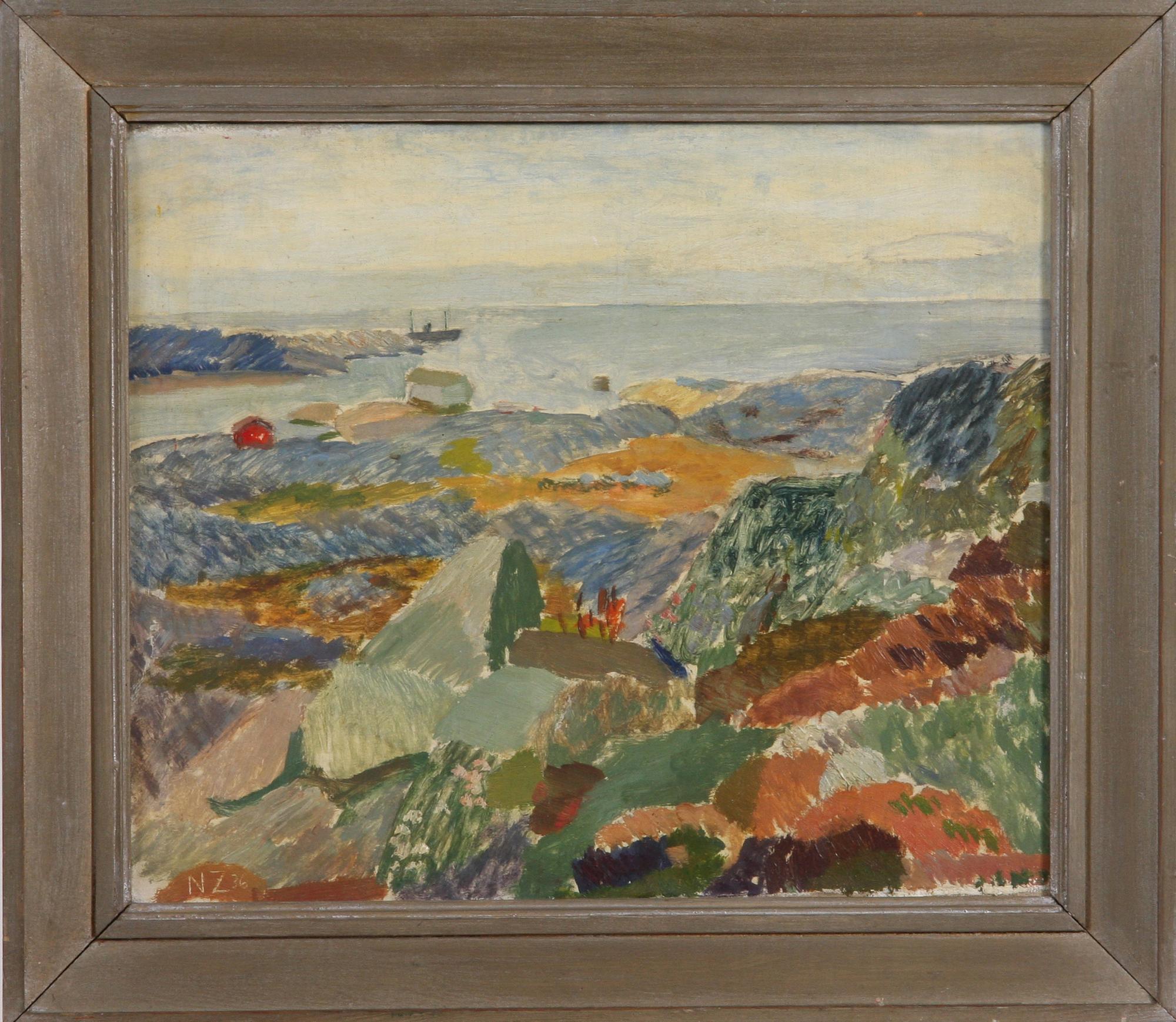 ZETTERBERG NILS, oljemålning, monogramsign  dat-36.