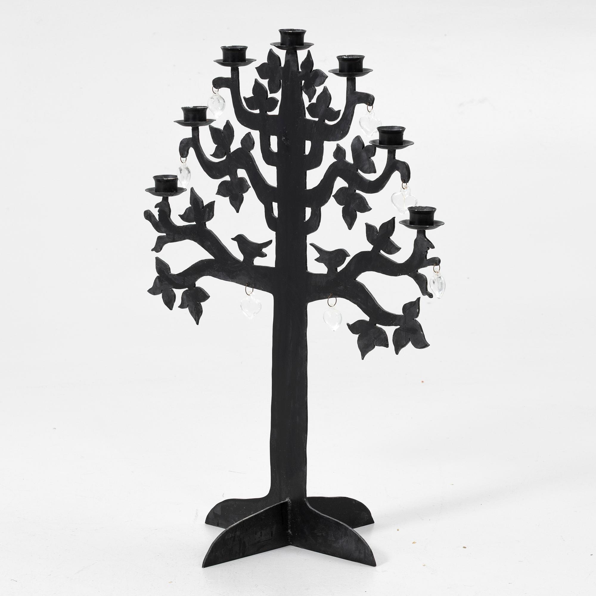 Bertil Vallien, Golvljusstake "Livets träd", Boda Smide, 1900-talets senare del.