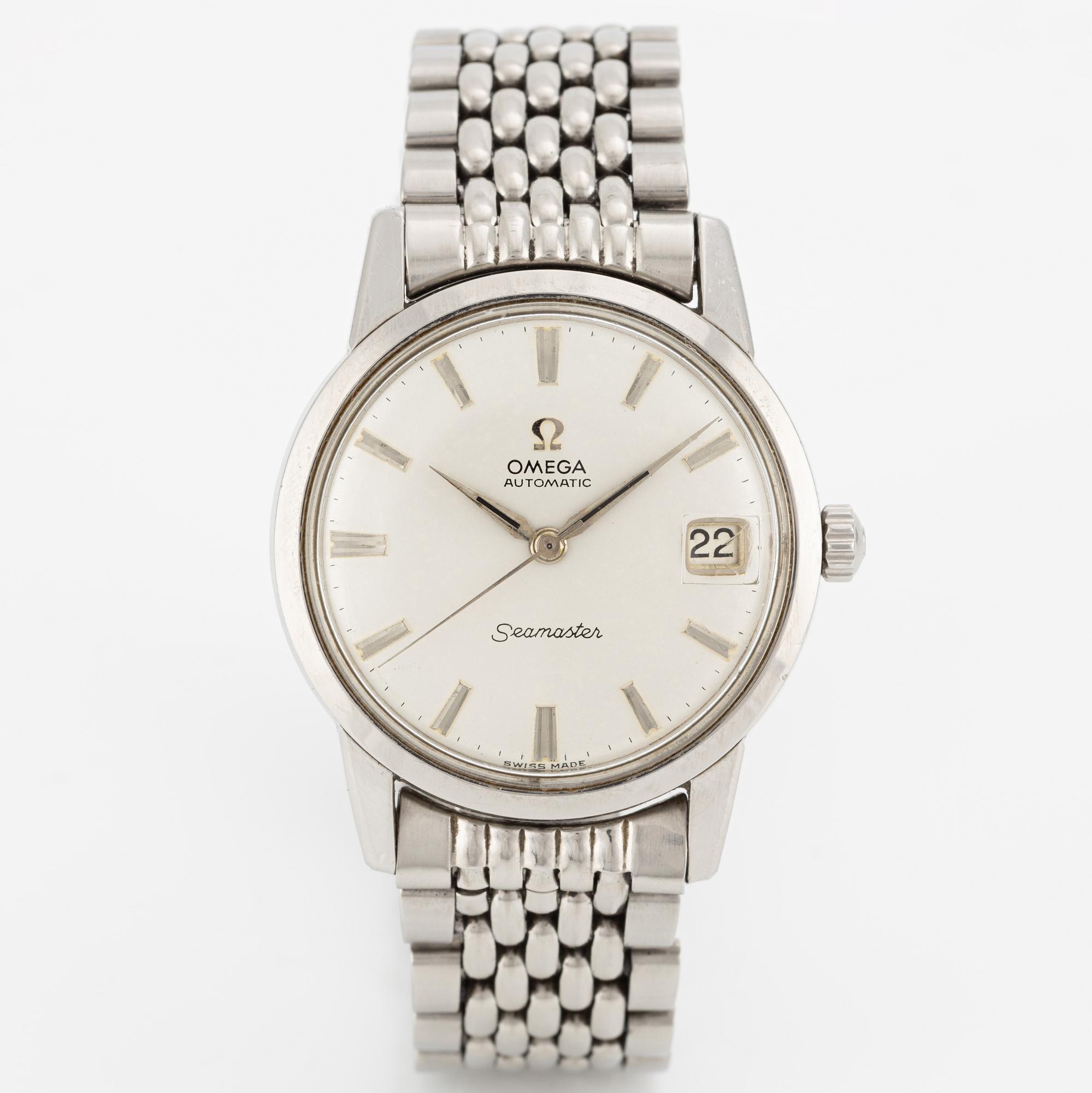 Omega, Seamaster, wristwatch, 34 mm.