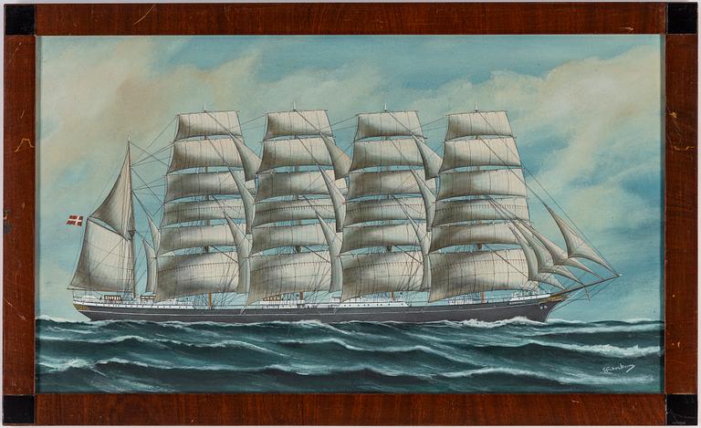 GUSTAF FREDRIKSSON, watercolour, signed.