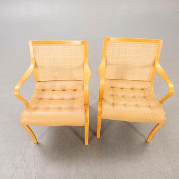 Nils Roth, armchairs, a pair, "Vienna", Dux, 1970s.