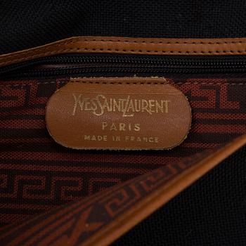YVES SAINT LAURENT, väska samt clutch, 1970-tal.