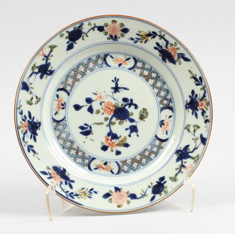 TALLRIK, porslin, Kangxi, Kina 1600/1700-tal.