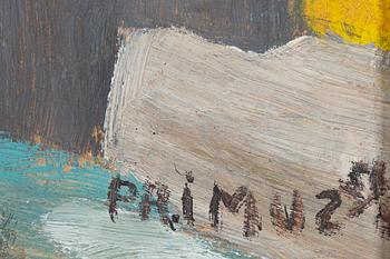 Primus Mortimer Pettersson, oil on panel. Signed Primus.