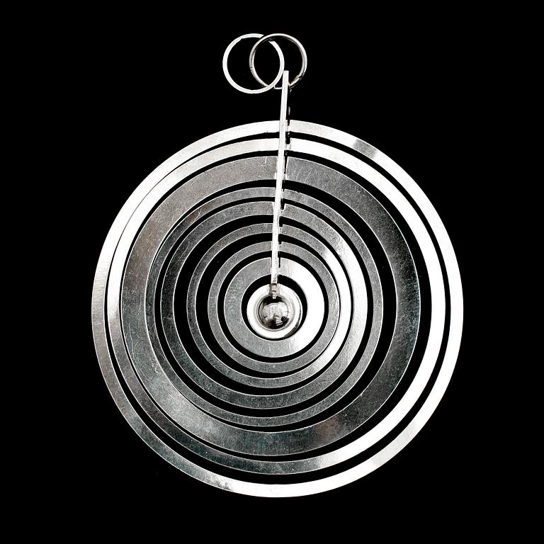 HÄNGE, silver, "Silver Moon", Tapio Wirkkala, Nils Westerbäck, 1970. Vikt ca 13 g.