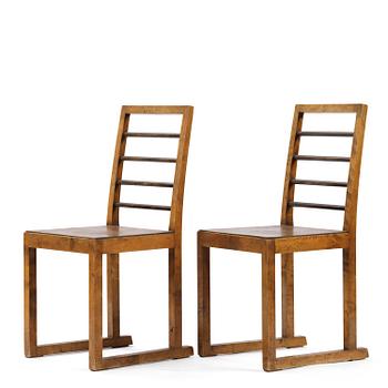 231A. Axel Einar Hjorth, a pair of "Oh Boy" dining chairs, Nordiska Kompaniet, 1931.
