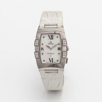 Omega, Constellation, Quadrella, wristwatch, 27 x 33 mm.