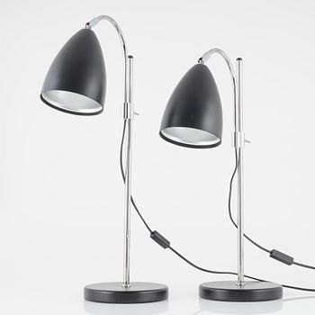 Bordslampor, ett par, Belid.