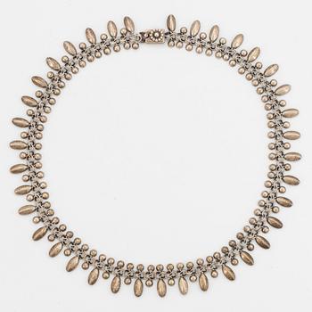 HERMANN SIERSBOL, sterling silver necklace. Denmark.