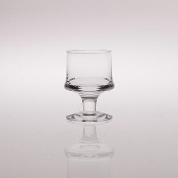GLASSERVIS, 50 delar, "Marski" Tapio Wirkkala, Iittala 1900-talets slut.