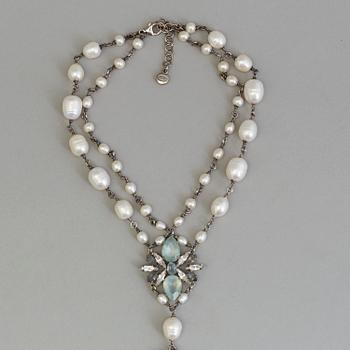 A necklace by Chanel from The Marie Antoinette Coollection 2013, runway piece.