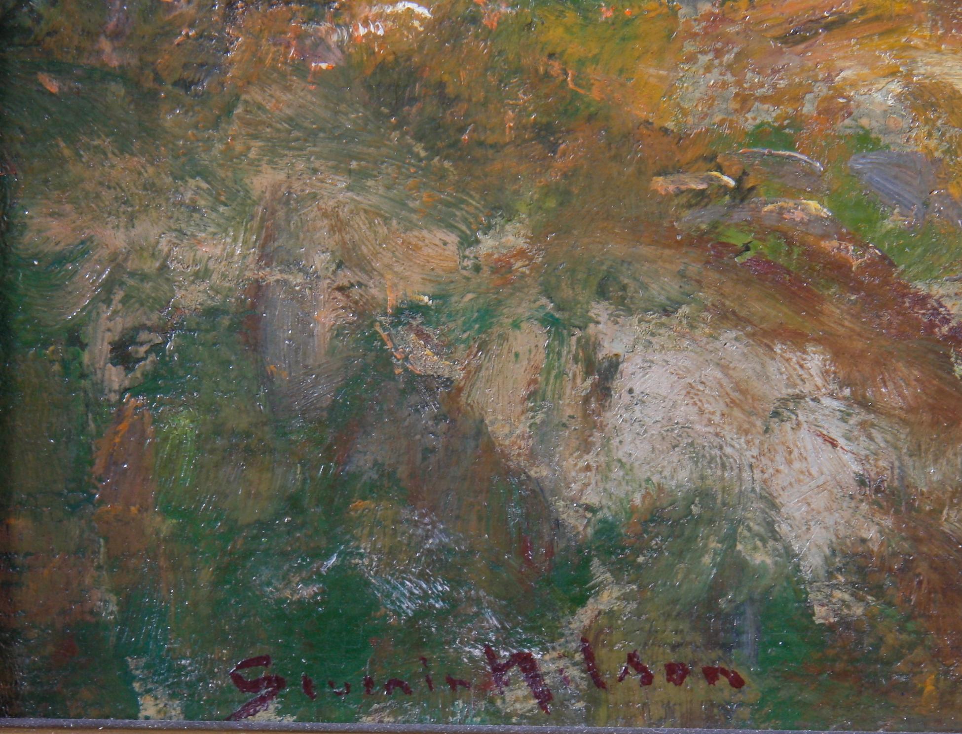 NILSON, SEVERIN, olja på duk, signerad.