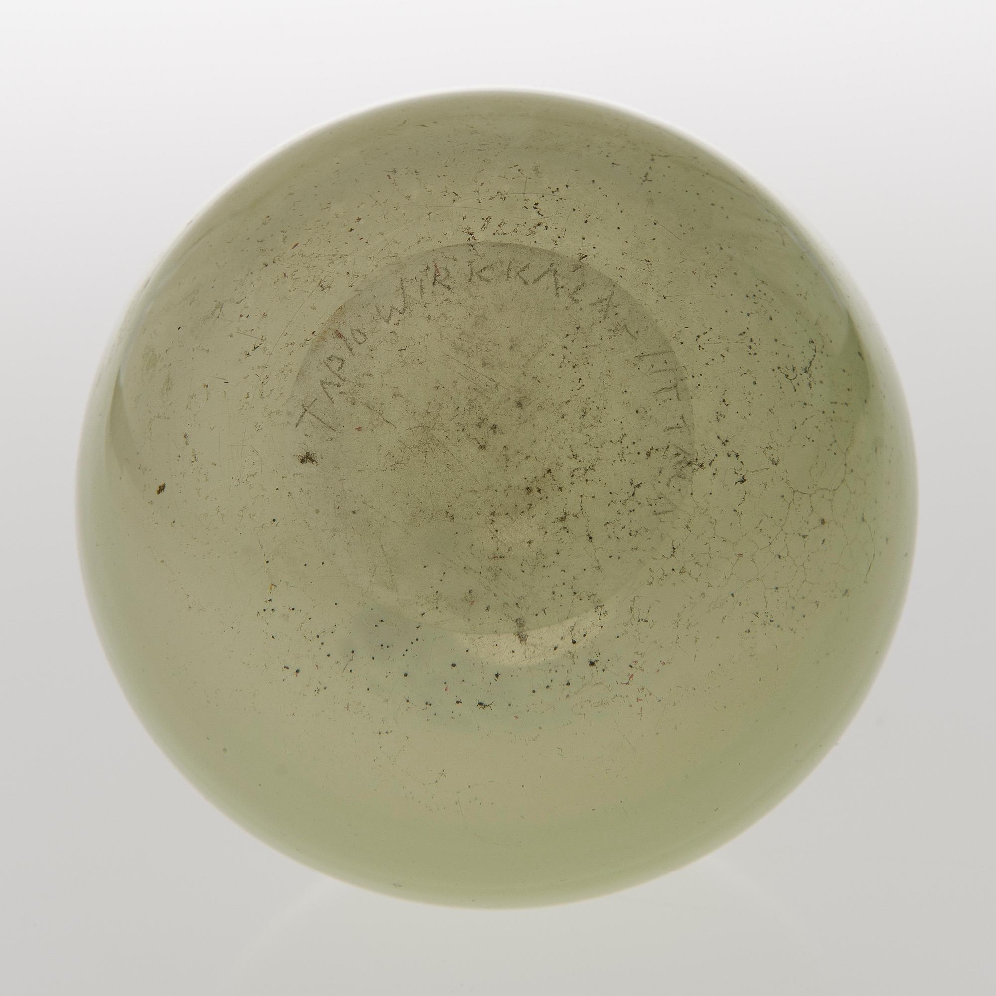 TAPIO WIRKKALA, MALJAKKO, "Päärynä", lasia, signeerattu Tapio Wirkkala Iittala.