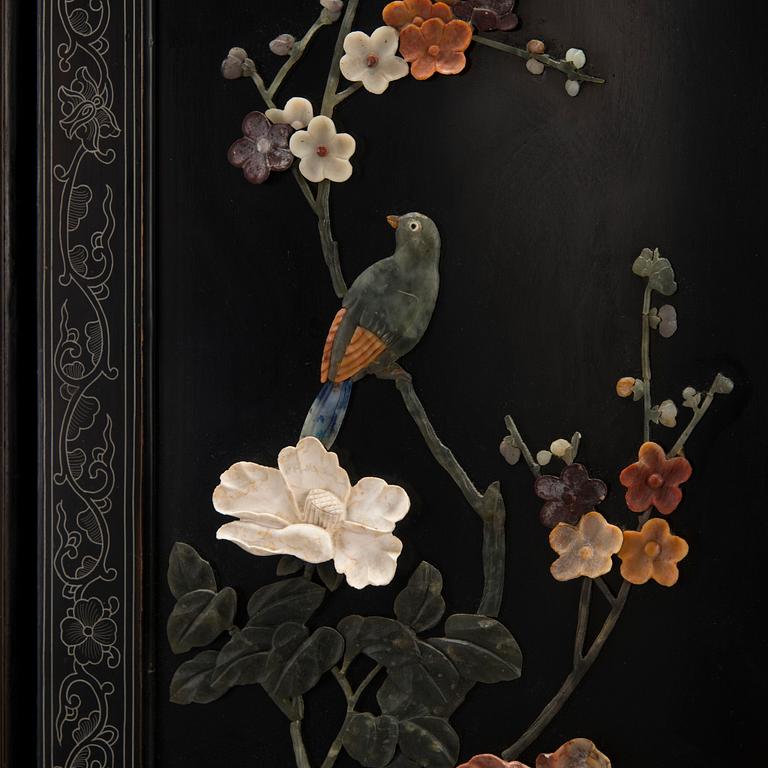 Vikskärm, 6 delar, Kina 1900-talets första hälft.