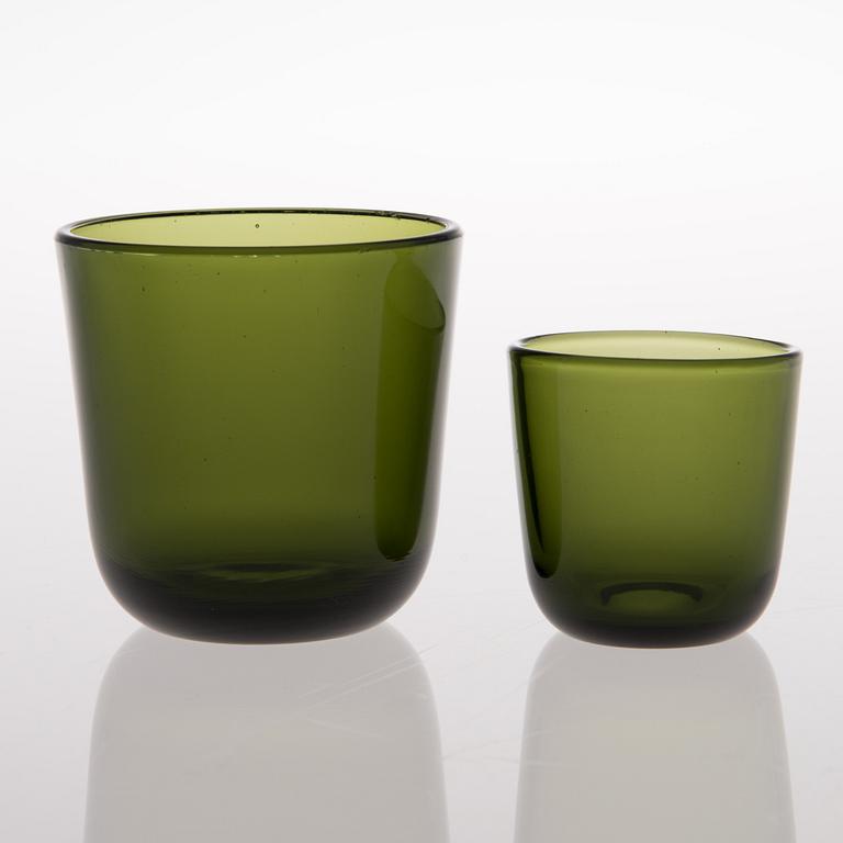 KAJ FRANCK, GLAS, 12 st, modell 5023, Nuutajärvi Notsjö, 1953-68.