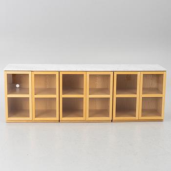 Titti Fabiani, bookcase, three modules, 'BOOK'.